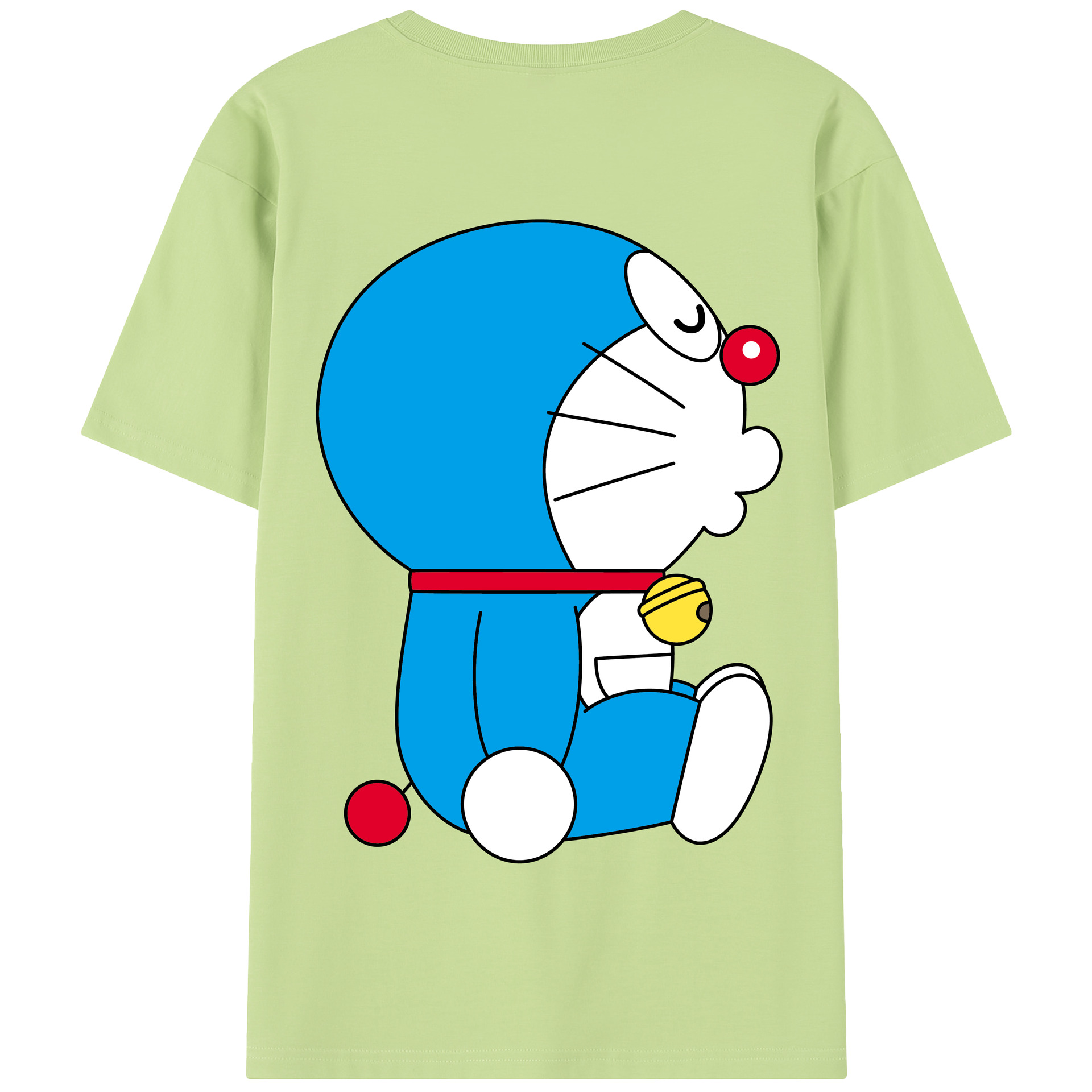 （画像用） ドラえもん Doraemon 綿100％半袖Tシャツ（背面プリント）